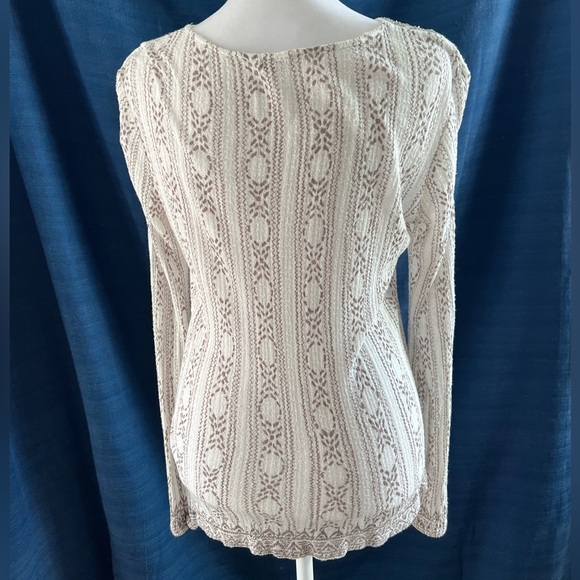 Lucky Brand Embroidered Peasant Top Small - Picture 7 of 11